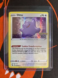 Ditto 053/078 Holo Rare Pokemon GO Pokemon Holo Near Mint - Image 3