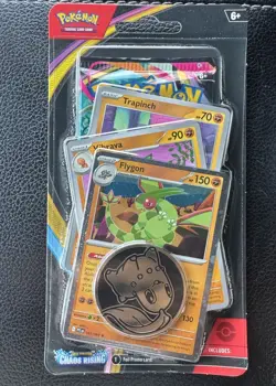 Checklane Blister Chaos Rising ME04 Pokemon TCG Flygon 820650853319 - Image 1