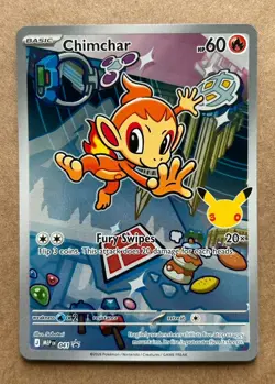 Chimchar 041 First Partner Illustration MEP Black Star Promo Pokemon - Image 1