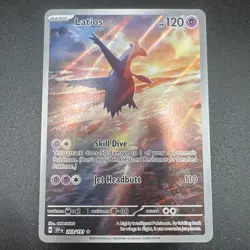 Pokemon Latios Full Art Holo 203/191 Sv08 Surging Sparks Illustration Rare EN - Image 1