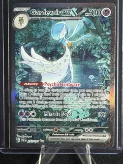 GARDEVOIR EX 233/091 SPECIAL ILLUSTRATION RARE PALDEAN FATES POKEMON NEAR MINT - Image 1
