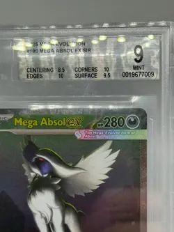 Mega Absol ex 180/132 Mega Evolution BGS 9 Mint Pokemon - Image 3
