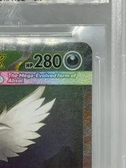 Mega Absol ex 180/132 Mega Evolution BGS 9 Mint Pokemon - Image 5