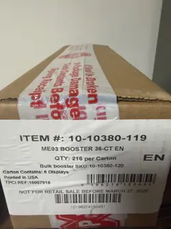 Pokemon TCG ME03 Mega Evolution PERFECT ORDER 6 BOX BOOSTER CASE Sealed IN HAND - Image 1