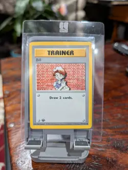 Pokemon Trainer Bill 91/102 Base Set 1st edition (Shadowless) - Image 1