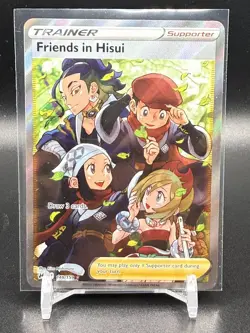 Friends in Hisui (Full Art) Pokemon: Crown Zenith: Ultra Rare 148/159 - Image 1