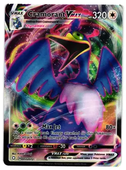 Pokemon TCG Cramorant VMAX 055/072 Holo VMAX Rare Shining Fates MP - Image 1