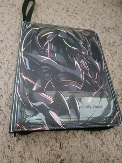 Red Eyes Yugioh Three Ring Binder With Pages - Image 1