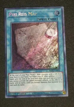 Yugioh Tcg Piri Reis Map BROL-EN023 Secret Rare 1st Ed NM - Image 1