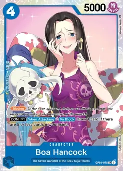 1x Boa Hancock - OP01-078 - SR - Foil Light Play Booster OP-01: Romance Dawn One - Image 1