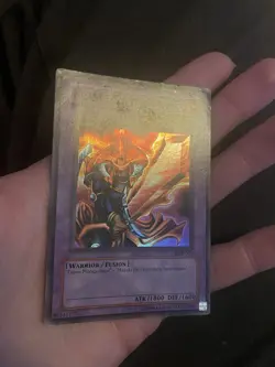 Original Print Flame Swordsman LOB-003 Unlimited Super Rare Yugioh MP - Image 2