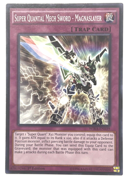 YuGiOh! - Super Quantal Mech Sword Magnaslayer - WIRA-EN039 1st Edition Common - Image 1
