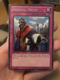 Yugioh Imperial Order LCYW-EN178 1st Edition Secret Rare Holo - NM - Image 1