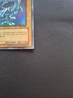 2002 Yugioh SDK-001 Blue-Eyes White Dragon Ultra Rare 1st Edition Near Mint (AE) - Image 5