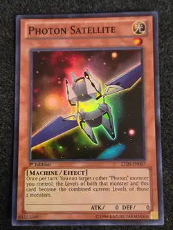 Yugioh! NM Photon Satellite - ZTIN-EN007 - Super Rare - 1st Edition - Image 1