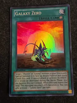 1x (NM) Galaxy Zero - ZTIN-EN018 - Super Rare - 1st Edition YuGiOh - Image 1