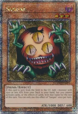 Yugioh! LP Sangan - RA03-EN089 - Quarter Century Secret Rare - 1st Edition Light - Image 1
