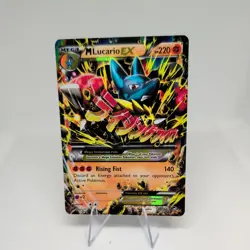 Pokemon M Lucario EX 55/111 - XY Furious Fists Holo Rare Pokemon Card - Image 1