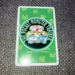 Vintage 1996 Nintendo Pokemon Japan Meowth Queen Of Spades Playing Card NM - Image 4