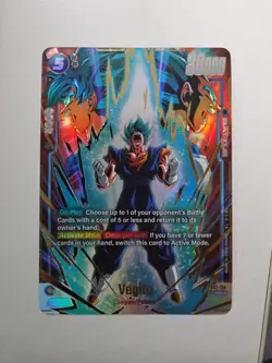 Vegito SCR FB02-139 Secret Rare Alternate Art Dragon Ball Fusion World Card Eng - Image 1