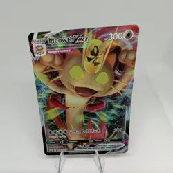 Meowth Vmax SWSH005 - NM Full Art Promo Pokemon Card - Image 2