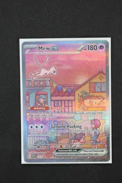 Mew ex SVP 053 Pokemon TCG Scarlet Violet 151 Black Star Promo Full Art Card - Image 2