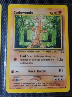 Pokemon TCG Neo Genesis Unlimited - Sudowoodo 77/111 - Common English Card NM/LP - Image 1