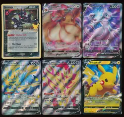 Pokemon Sword & Shield Promo lot! 6 Card lot - Gold Star Greninja - Mewtwo + - Image 2