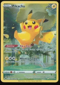 Pokemon Card lot - 3 Pikachu Cards - Pikachu Promo #027 + Crown Zenith - 3 Cards - Image 5