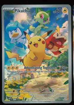 Pokemon Promo 4 Card Lot! Mewtwo 052 - Pikachu 027 - Lucario Vstar -Eevee Vmax - Image 3