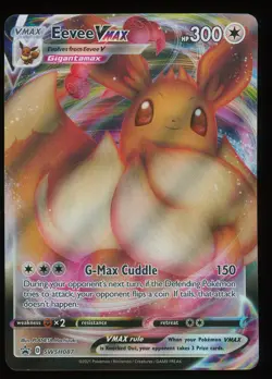 Pokemon Promo 4 Card Lot! Mewtwo 052 - Pikachu 027 - Lucario Vstar -Eevee Vmax - Image 5