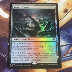Watery Grave - Foil - Edge of Eternities (EOE) - MTG Rare Card #261 | Land - Image 1