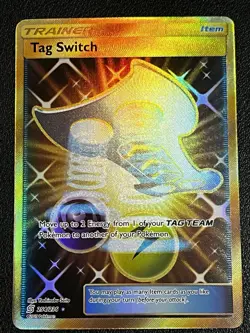 Tag Switch 254/236 Unified Minds Secret Rare Holo Pokemon Card - Image 1