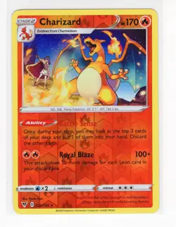 Charizard Reverse Holo Vivid Voltage 025 Pokemon Card (Z1) - Image 1