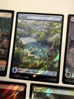 Surge Foil Full Art Lands SET of 5 MTG Final Fantasy Collector's Commander FIN - Image 3