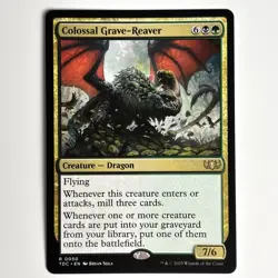 COLOSSAL GRAVE-REAVER MTG TDC - CARTE MAGIC THE GATHERING EN NEUF - Image 1