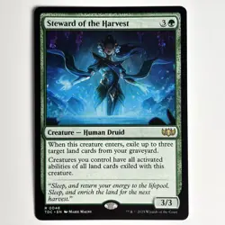STEWARD OF THE HARVEST MTG TDC - CARTE MAGIC THE GATHERING EN NEUF - Image 1