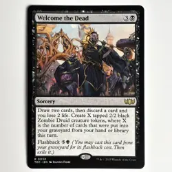 WELCOME THE DEAD MTG TDC - CARTE MAGIC THE GATHERING EN NEUF - Image 1