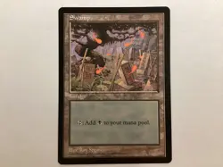 MTG APAC Lands SWAMP Blue Pack (Spears) NM/LP (BIN) Graded Power - Image 1