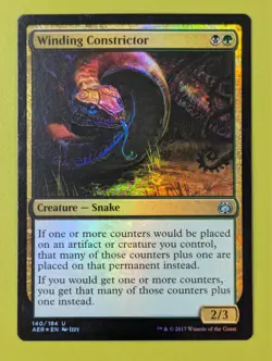 FOIL Winding Constrictor x1 Aether Revolt 1x Magic the Gathering MTG - Image 1