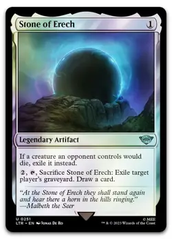 Stone of Erech #251 (Foil) (NM) Lord of the Rings LTR Magic MTG - Image 1