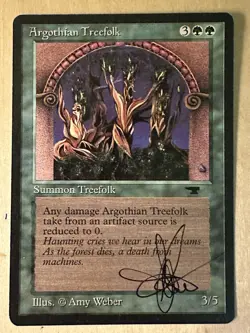 MTG ARTIST PROOF MTG Argothian Treefolk AP Sketch Art Amy WEBER - Image 2