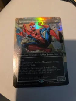 MTG Spectacular Spider-Man - Foil - Borderless Marvel Ships Next Day - Image 1