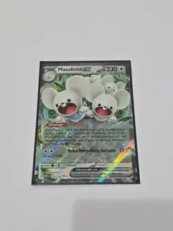 Maushold ex 155/182 Pokemon TCG Scarlet & Violet Paradox Rift Double Rare NM - Image 1