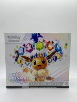 Pokemon TCG Prismatic Evolutions Elite Trainer Box Factory Sealed - Image 1
