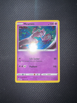 Pokemon TCG Mewtwo 056/172 Cosmos Holo Rare Promo Mew V Box NM Brilliant Stars - Image 1