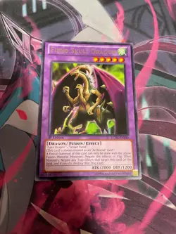 YUGIOH - FIEND SKULL DRAGON - RARE - LCJW - 1ST ED - NM - Image 1