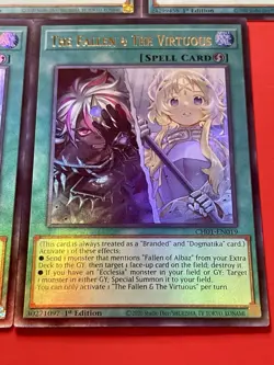 3x Forbidden Droplet + 2x The FaLLen & The Virtuous | Ultra Rare | NM | YuGiOh! - Image 5