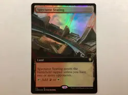 MTG Commander Legends SPECTATOR SEATING Foil Extended Art NM (BIN) Graded Power - Image 1