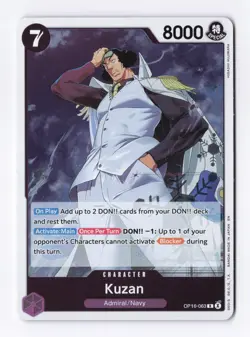 Kuzan (Foil) OP16-063 (R) One Piece The Time of Battle (OP16) - Image 1